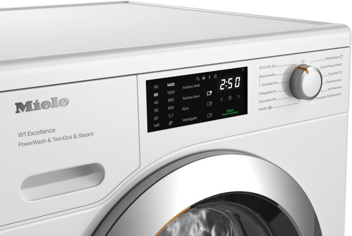 Maşina de spălat rufe Miele WEG885 WPS PWash&amp;TDos&amp;Steam, A -20 %, 9 kg, 1400 rpm